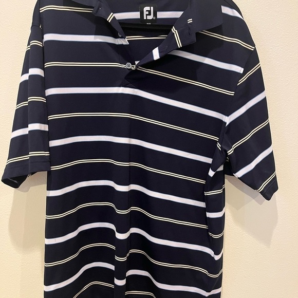 FootJoy Other - FootJoy Blue and White Striped Polo Shirt